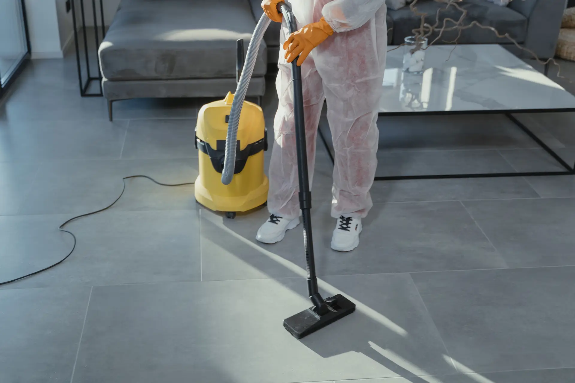 Office workspace cleaning